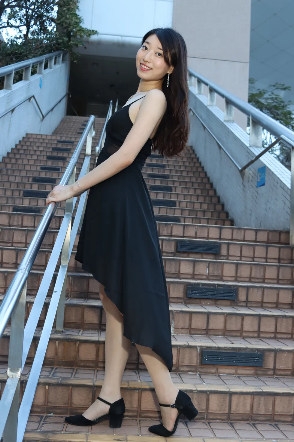 [Mzsock] NO.106 Wu Xiaokui Park black dress street photography#[61P]-52