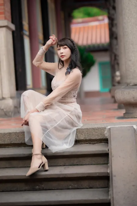 [Mzsock] NO.085 Mi Meng high heels and beautiful legs outdoor shot street photography#[58P]-31